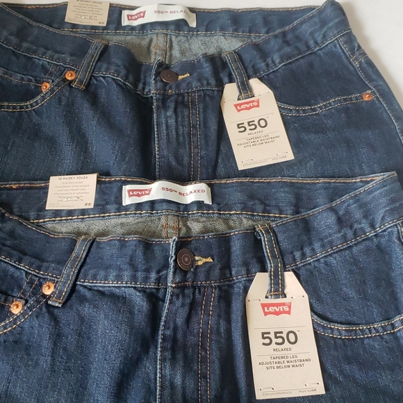 NWT Bundle of 3 Levi's 550 relaxed size 10 Husky 30 x 26 - Picture 4 of 5